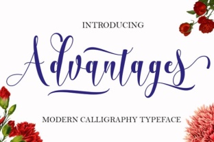 Advantages: A Modern Calligraphy Font That Cuts Through the Feed