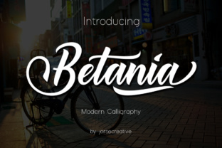 Betania: A Modern Calligraphy Font That Cuts Through the Feed