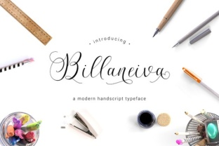 Billaneiva: A Delicate Handwritten Font for Digital Branding