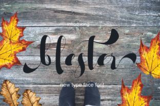 Blester: A Warm, Handcrafted Script Font for Makers