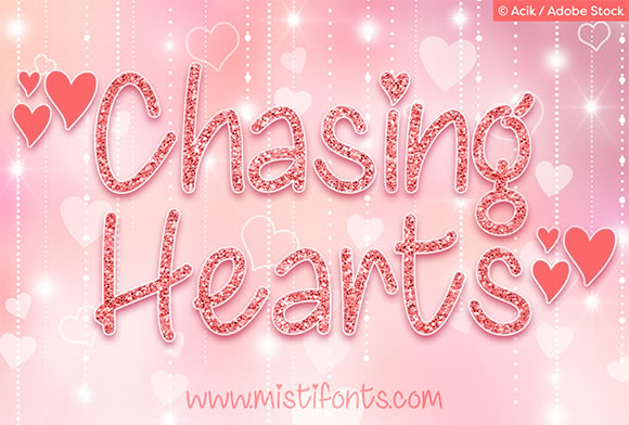 Chasing Hearts: A Handwritten Font That Feels Like Your Brand’s True Voice