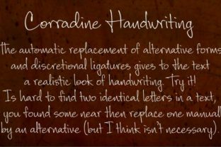 Corradine Handwriting Family: A Premium Script Font for Crafters & Sellers