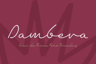 Dambera Retro: A Script Font That Makes Your Campaign Stand Out