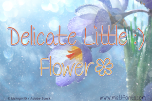 Delicate Little Flower: A Thoughtful Script Font for Editorial Warmth
