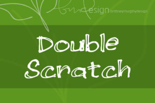 Double Scratch: A Handwritten Font That Feels Like a Thoughtful Pause