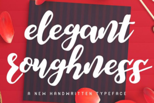 Elegant Roughness: A Handwritten Font with Real Texture