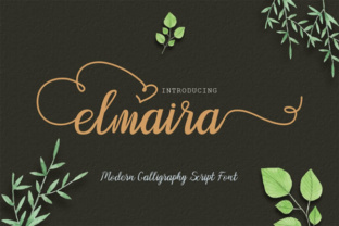 Elmaira: A Handwritten Font with a Dancing Baseline