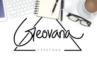 Geovana Signature Typeface: A Delicate Yet Distinctive Display Font for Digital Branding