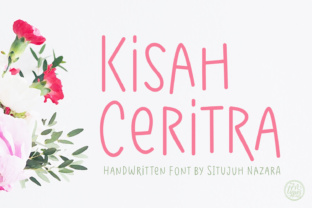 Kisah Ceritra: A Handwritten Font That Breathes Life Into Quiet Moments