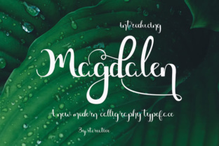 Magdalen: A Modern Calligraphy Font for Thoughtful Editorial Design
