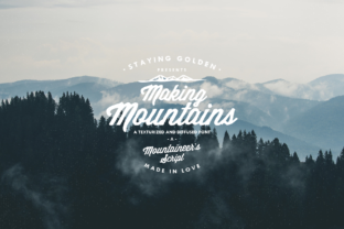 Making Mountains: A Display Font That Anchors Your Message