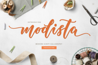 Modista: A Modern Script Font That Elevates Campaign Visuals