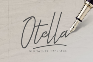 Otella Signature: A Fresh Script Font for Thoughtful Branding