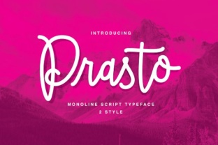 Prasto: A Modern Handwritten Font for Crafters & Sellers