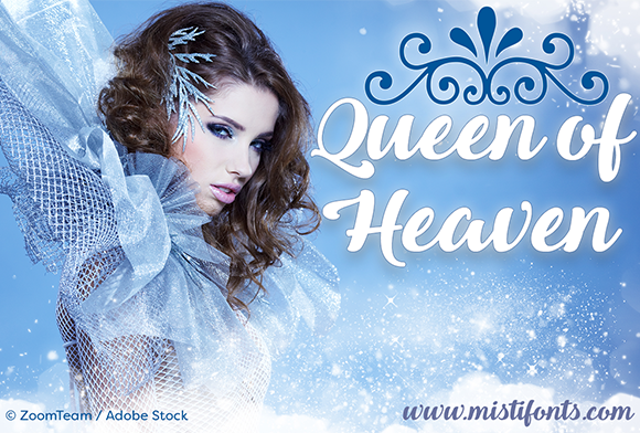 Queen of Heaven: A Thoughtful Script Font for Branding Projects