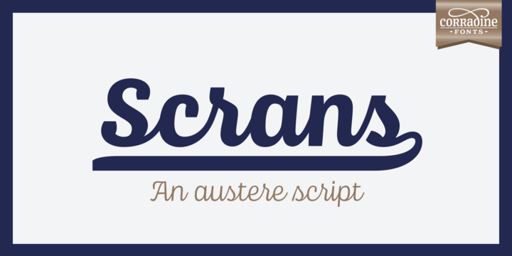 Scrans Family: A Thoughtful Script Font for Editorial Calm
