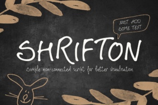 Shrifton: A Refined Script Font for Editorial Design