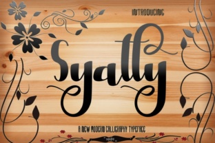 Syatty: A Handwritten Font That Feels Like Real Ink on Paper