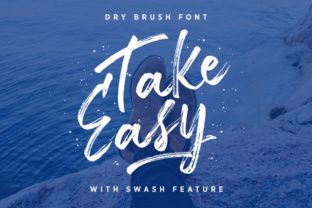 Take Easy: A Hand-Drawn Brush Font That Breathes Life Into Web Headers