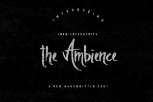 The Ambience: A Horror-Style Script Font That Sets the Mood