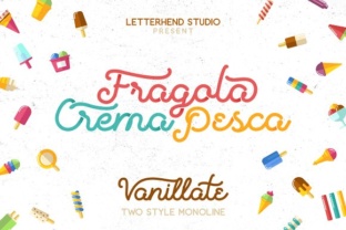 Vanillate: A Playful, Professional Script Font for Small Businesses