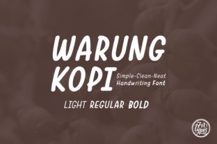 Warung Kopi: A Playful Handwritten Font for Scroll-Stopping Campaigns