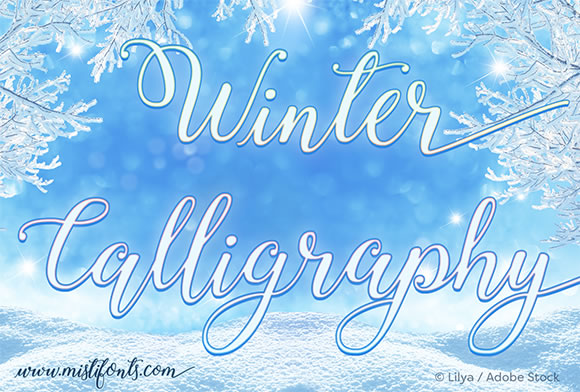 Winter Calligraphy: A Handwritten Font That Makes Your Campaign Feel Human