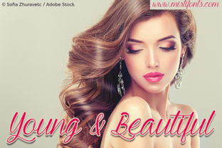 Young and Beautiful: A Refined Script Font for Thoughtful Branding